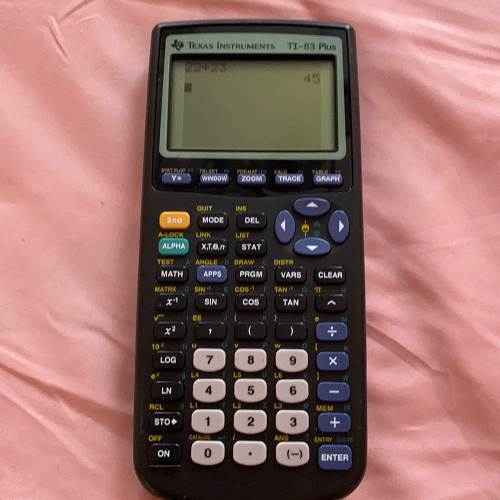 Texas Instrument TI-83 Plus calculator